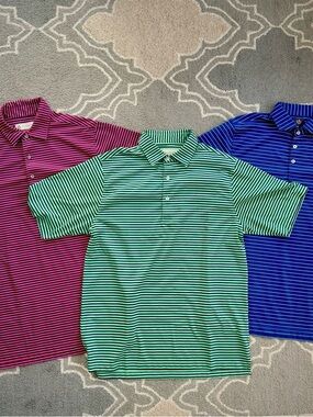 Lot of 3 Men’s Donald Ross Golf Shirts Sz Medium